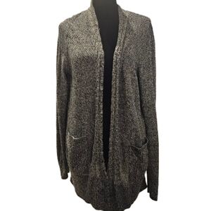 SO Lightweight SO Open-front Grey Cardigan